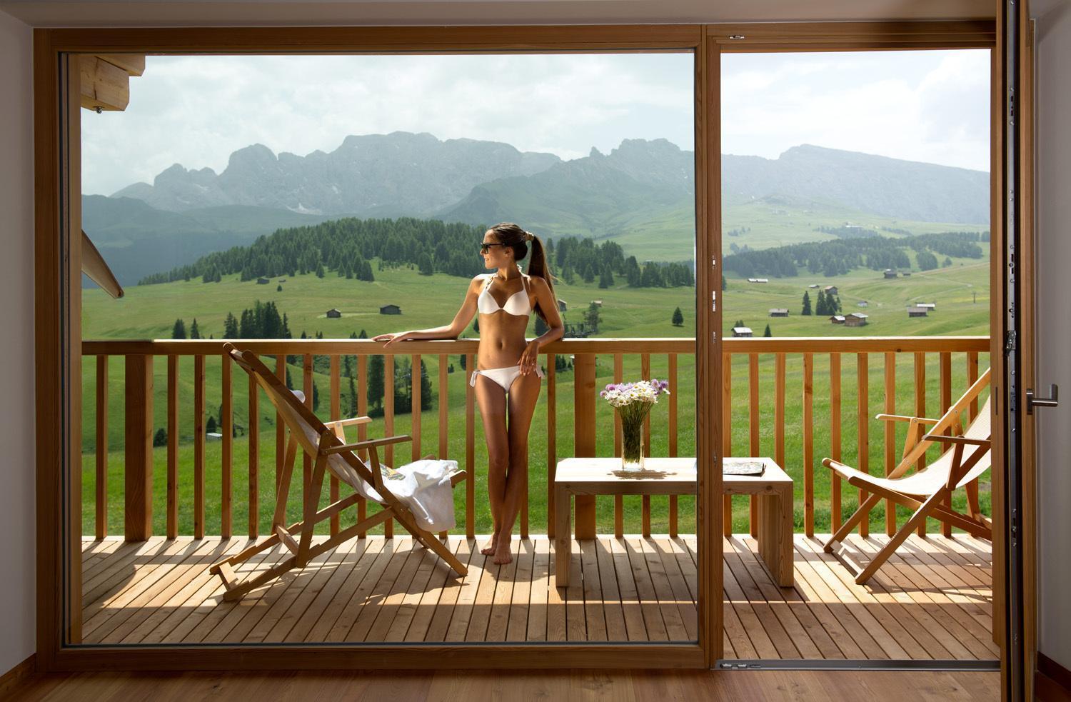 Sporthotel Sonne Alpe Di Siusi Exterior foto